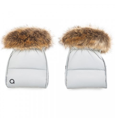 Anex Muff Transformer - Mufki ocieplacze do wózków dziecięcych | Jasnoszary